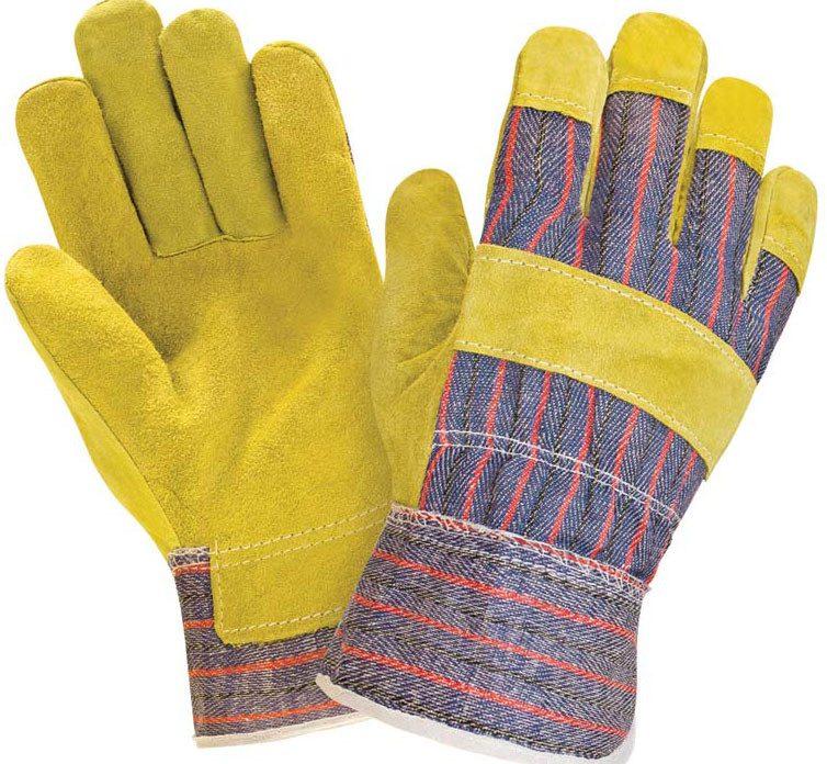Спилковые перчатки для работ с костром ТопМэйт